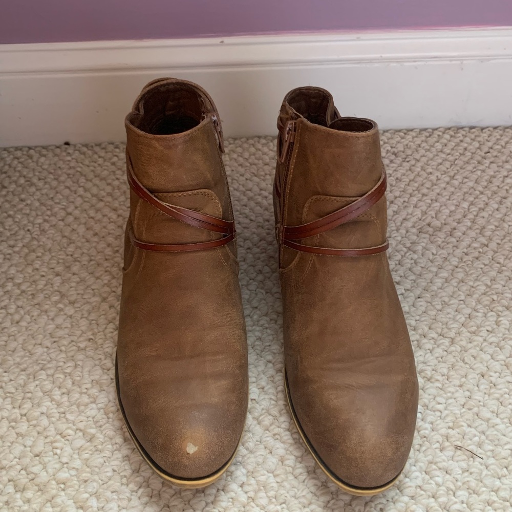 Madden Girl Brown Booties